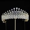 European and American Korean Version Bridal Hair Accessories Princess Crown Wedding Tiara Zircon Crown Palace