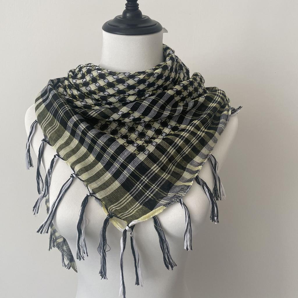 New Lightweight Arab Headscarf Thin Arafat Square Scarf Tactical Outdoor Camping Muslim Square 8SJ29