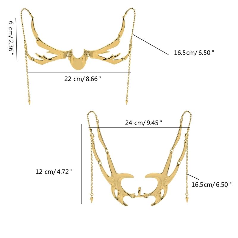 Maschera Metallica Irregolare Decorazione Viso Vuoto Meccanica Accessori Viso Fluidi Gioielli per Festa in Maschera di Halloween