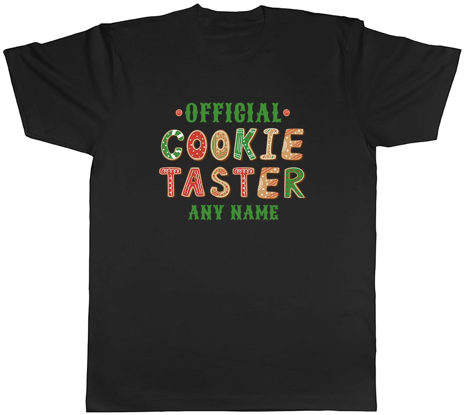 Personalised Cookie Taster Any Name Mens T-Shirt Tee Gift Top XXXXL