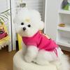 Pet Hoodie Dopamine Dog Pullover Hoodie Warm Thick Cartoon Print Pet Puppy Skirt Breathable Soft Dog Clothing Autumn Winter