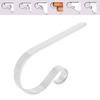 4Pcs Christmas Stocking Holder Fireplace Hanger Hooks Adjustable Metal Stocking Hook for Party Chris