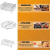 5.5 L Square Oil-Free Fryer Accessories,for Cosaori/Philips 5L 5.2L 5.5L 5.7L and More,All Brands of Square Air Fryers