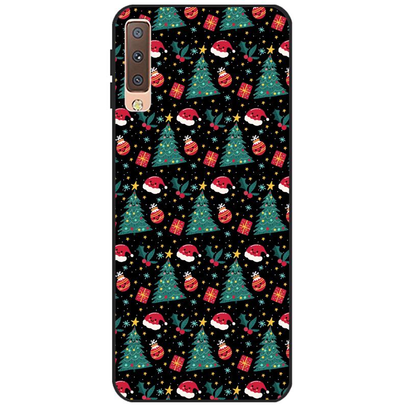 Cases For Samsung Galaxy A7 2018 Cover Silicon Color Phone Case Cover For Samsung A7 2018 A750 A750F 6.0 Inch Protective Shell