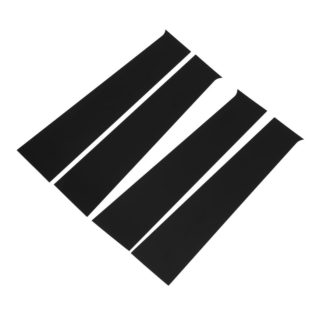 4pcs Pillar Post Trim High Strength PC Gloss Black Door Window Pillar Cover for 1500 2500 HD 3500 HD 2014 2018