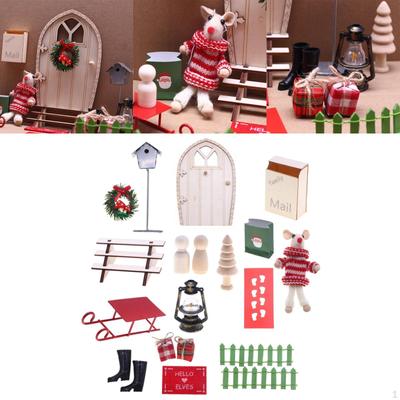 1/12 Christmas Doll House Decoration Miniature Party Favors Model Accessories