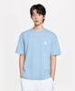 Emelbi Basic Small Logo Semi-Oversized Short Sleeve T-Shirt La (L.Sky Blue)