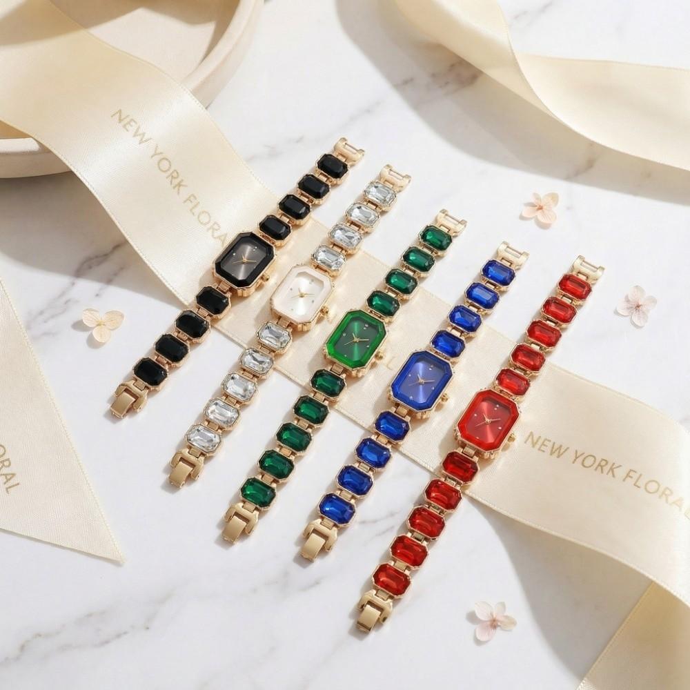 Diamantbesetztes Uhrenarmband Quarzuhren Strass Damen Armbanduhr Handgelenkdekoration Damen Mädchen