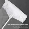 Magic Window Cleaning Brush Pet Hair Removal Tool Retractable Double Rod Scraper for Bathroom Glass Car Window Household Use