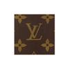 LOUIS VUITTON Romy aged floral print zipper closure canvas coin purse card holder women's brown