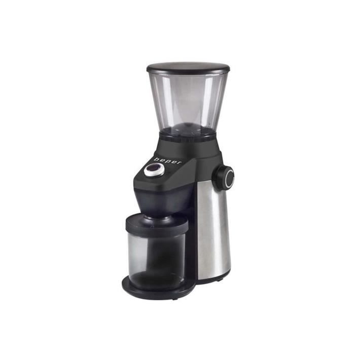 Moulin À Café Électrique - GENERIC - 150 W - Acier Inoxydable - Réglage De La Finesse - 800 Ml