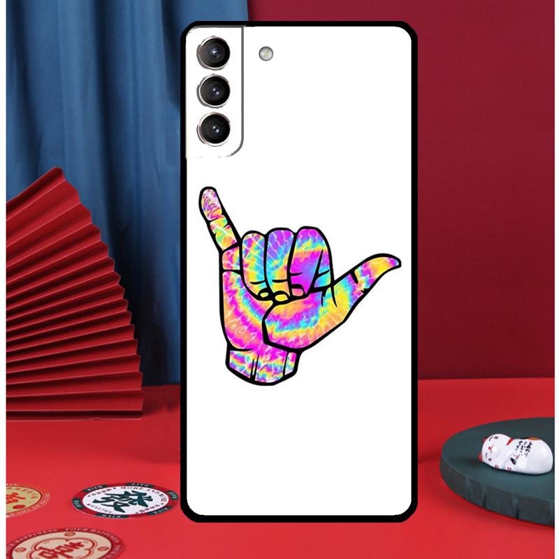 Shaka Surf Hang loose Phone Case For Samsung Galaxy S25 Ultra S9 S10 S20 S21 FE S22 S23 Plus S24 Ultra Back Cover Galaxy S9