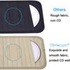 Car CD Case Holder, Vehicle Sun Visor Organizer for Cars with 12 DVD Storage Sleeves, 1 Mesh Pocket, 1 Pen Holder and Elastic Strap, Khaki