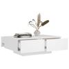 Vidaxl Coffee Table, White, 90X60X31 Cm, Wood-Based Material