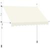 Manual Retractable Awning 300 Cm Cream White