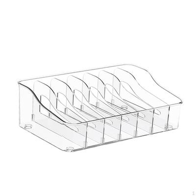 Eyelash Extension Organizer Divider Box Practical Multiple Compartments Clear Lash Storage