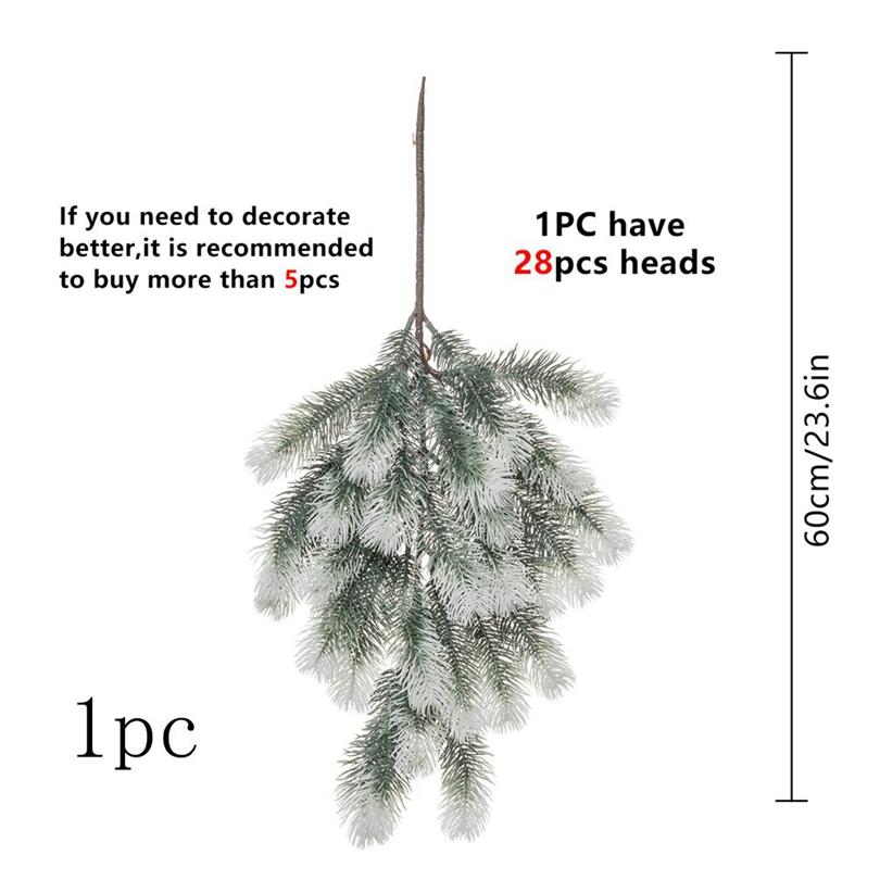 Künstliche Pflanze Kiefernnadel Kunststoff Reif Weihnachtsbaum Hängender Kranz Hof Zuhause Außen Garten Wand DIY Hochzeitsdeko