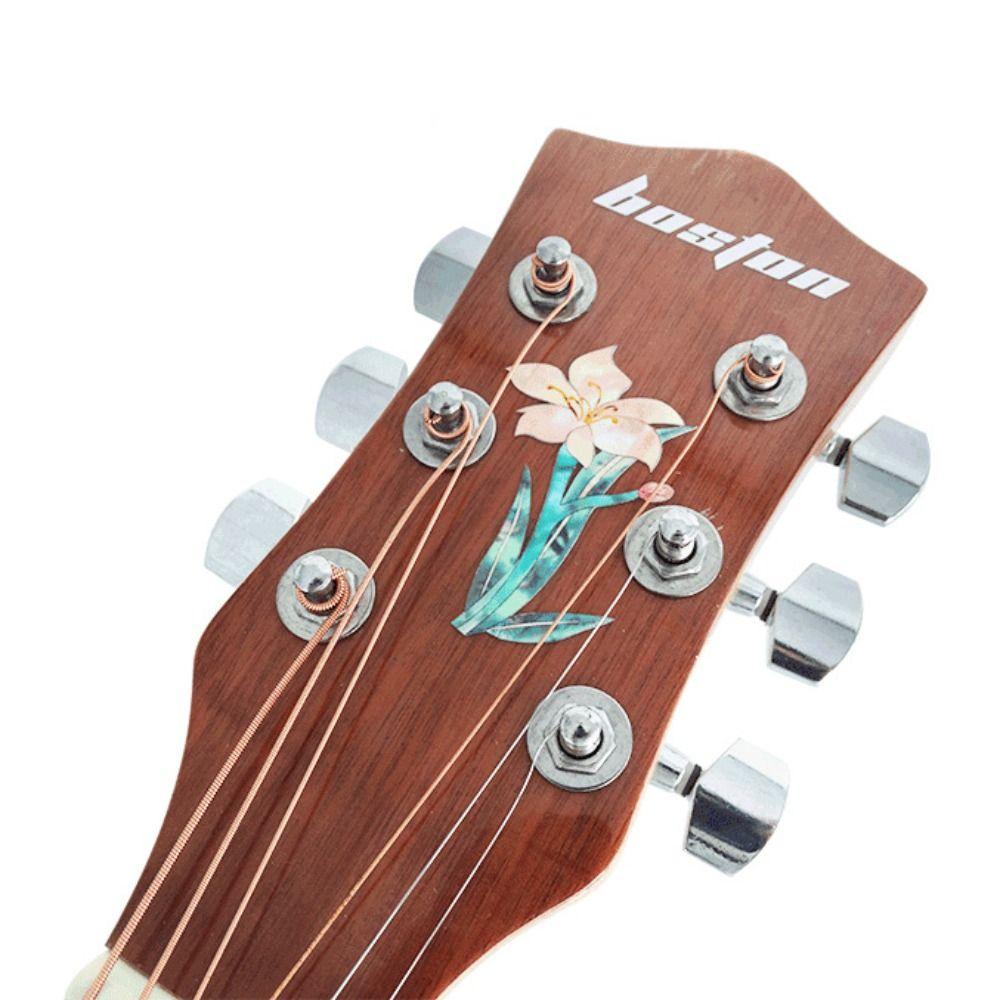DIY Guitar Head Sticker PVC Guitar Headstock Decal Guitar Panel Sticker  Guitar Beginner Gifts
