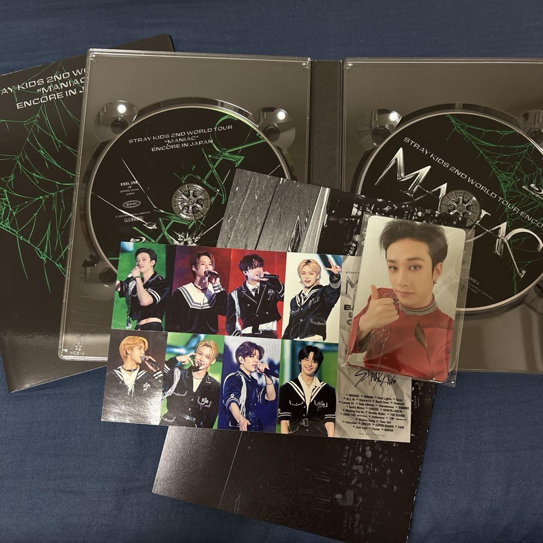 

[USED] stray kids maniac Blu-ray Sony Music Tower Records bonus