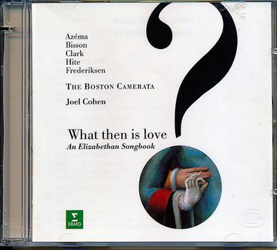 CD ANTONY HOLBORNE, EDWARD JOHNSON, FR - What Then Is Love  3984234172 Erato 1998 France Classical Used