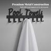 Pool Towel Rack Decorative Hook Matte for Bathroom