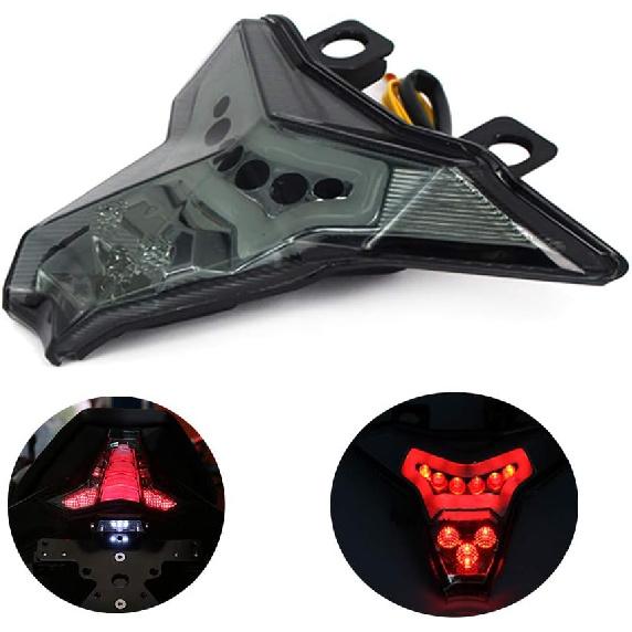 GUAIMI Integrated LED Tail Light Turn Signals Blinker for Z1000 2014-2019 Z400 2019-2020 Ninja ZX-10R 2016-2020 Ninja ZX-10RR 2017-2020 Ninja ZX-6R