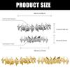 Unisex Star Accented Mouth Grills Present for Hip Hop Fan Comfortable Tooth Grills Suitable for Party and Performances
