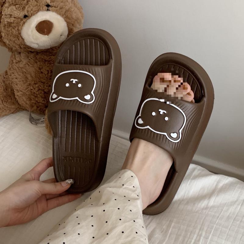 Retro Leather-Texture Summer Slippers for Men and Women - Lightweight, Cool, Casual Home Wear, In Stock