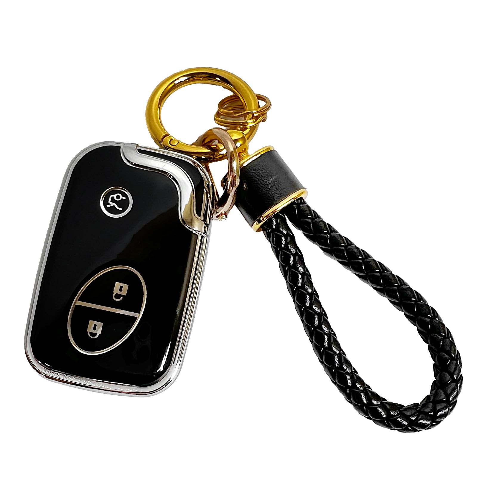 

Чехол для ключа Lexus для LEXUS RX270 CT200 GS GX ES LX Series Автомобильный Водонепроницаемый Полная защита [Nishihaya] (черный) чёрный