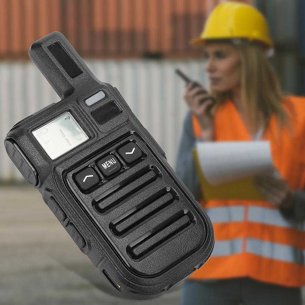 3W Mini walkie-talkie portabil cu reglare manuală, vibrații CTDC, radio bidirecțional