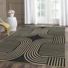 Geometric Stripes Popular Bedroom Decorative Rug Art Fashion Living Room Bedroom Large Area Rug Light Luxury Carpet Sofa Mat