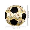 Ballon de Football Imprimé Taille 5 Résistant Entraînement Extérieur