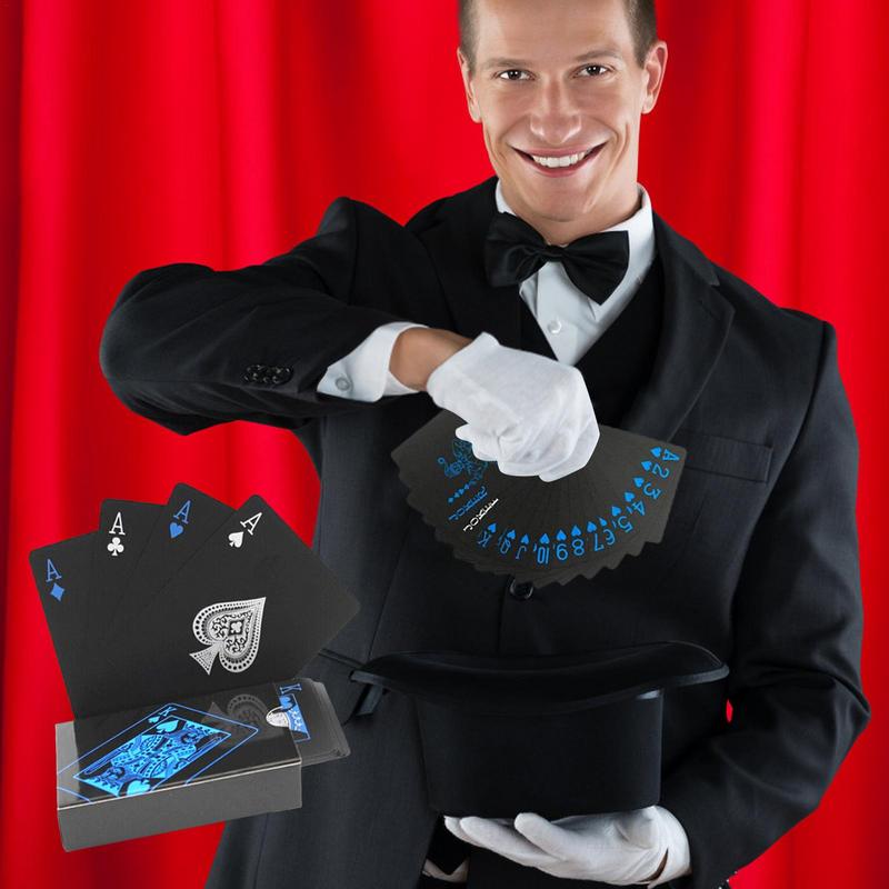 Playing Cards Poker Game Deck Pokers Pack Magic Cards Waterproof Card Gift Collection Gambling Board Game