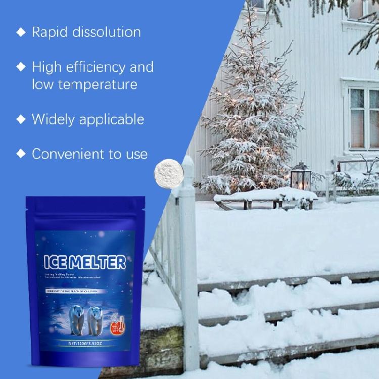 Ice and Snow Melter Sodium Chloride Formulas Fast Acting Ice Melter Melting Ice on Sidewalks,Driveways,and Parking Lots