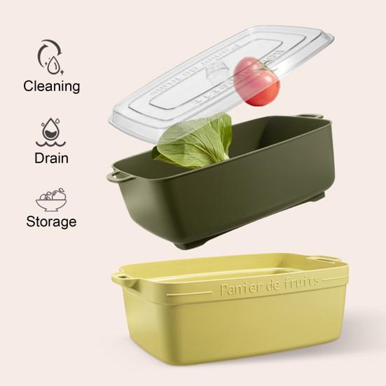 Unique Durable Multi-use Portable Side Handle Detachable Drain Basket for Restaurant Colander Strainer
