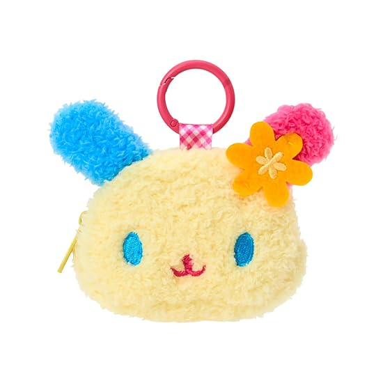 SANRIO Face-Shaped Mini Pouch with Carabiner Usahana Ages 3 and up 016241 B0H39TY4Q1