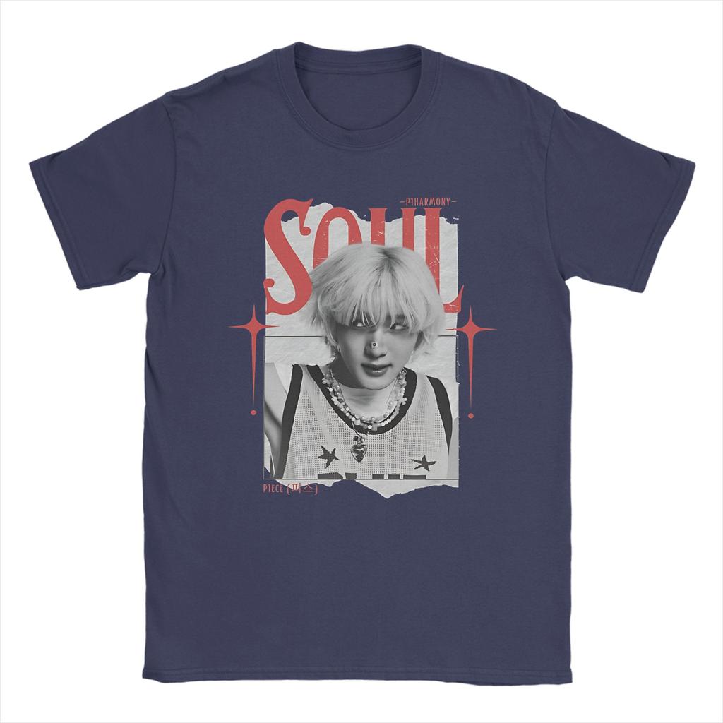 Men Women's P1Harmony Band Soul T Shirts  Cotton Clothes Cool Short Sleeve Crewneck Tee Shirt Graphic Printed T-Shirt