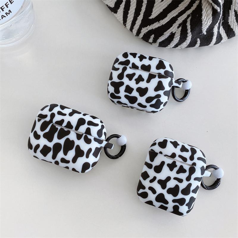 Simple cow pattern for AirPods 1 generation protective cover personalized second generation 1 generation pro1 apple bluetooth headset case