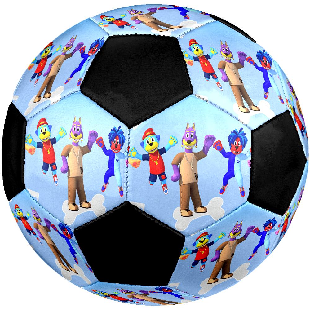 Doggyland Theme Size 5 Soccer Ball, Suitable for Both Indoor and Outdoor Matches, a Gift Suitable for Everyone.