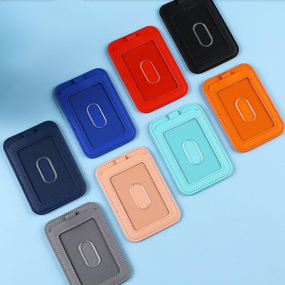 

with Lanyard Staff Working Permit Cover Adjustable Student Card Cover ID Card Holder Women оранжевый