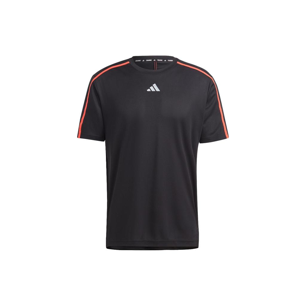 New Adidas Set in Sleeve T Shirt Men's Black IB7896
