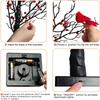 Red Berry Decoration LED Birch Tree Light Bird Twinkle Tree Lamp  Christmas Decoration