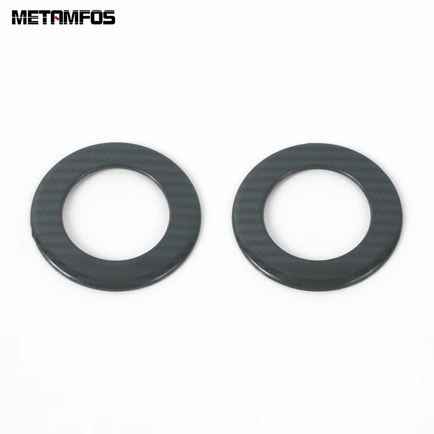 For Honda CR-V CRV  2024 2025 Carbon Fiber Rear Reading Light Cover Trim Roof Lamp Ring Interior Accessories Car Styling Steel Carbon Fiber