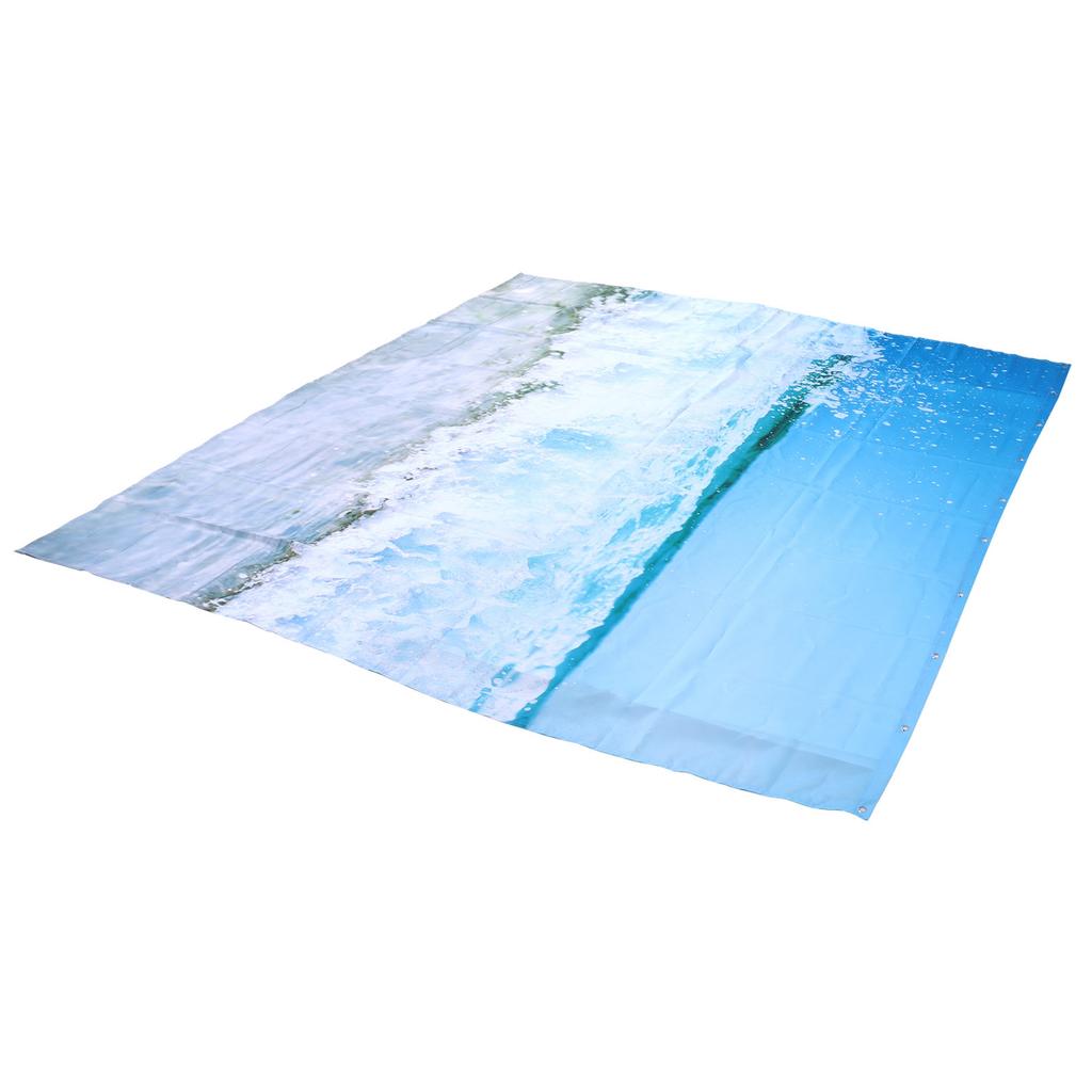 Freie Stanzung Duschvorhang mit Haken Wasserdichter Badevorhang für Zuhause Badezimmerzubehör 150x180 cm