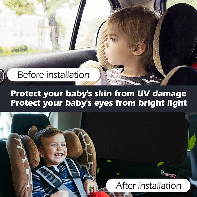 Universal Magnetic Car Sunshade: Full Blackout Privacy Curtain for Windows