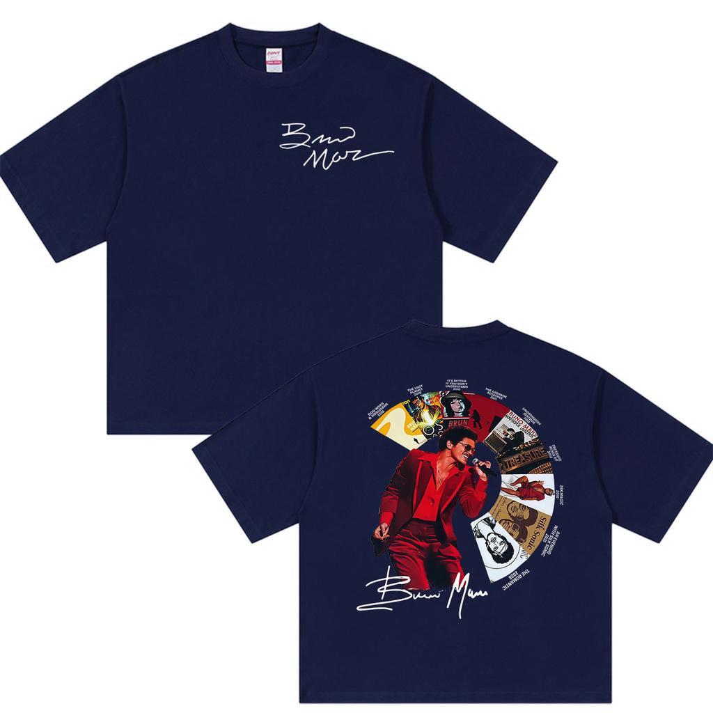 Rapper Bruno Mars Album 2026 Graphic T Shirts Unisexs Vintage High Quality Cotton Tshirt Unisex Gothic Hip Hop Short Sleeve Tshirt