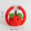 Positive Cute Potato Home Room Decor Mini Handmade Plush Ornament Knitting Wool Yarn Doll Birthday Gifts Room Decorations