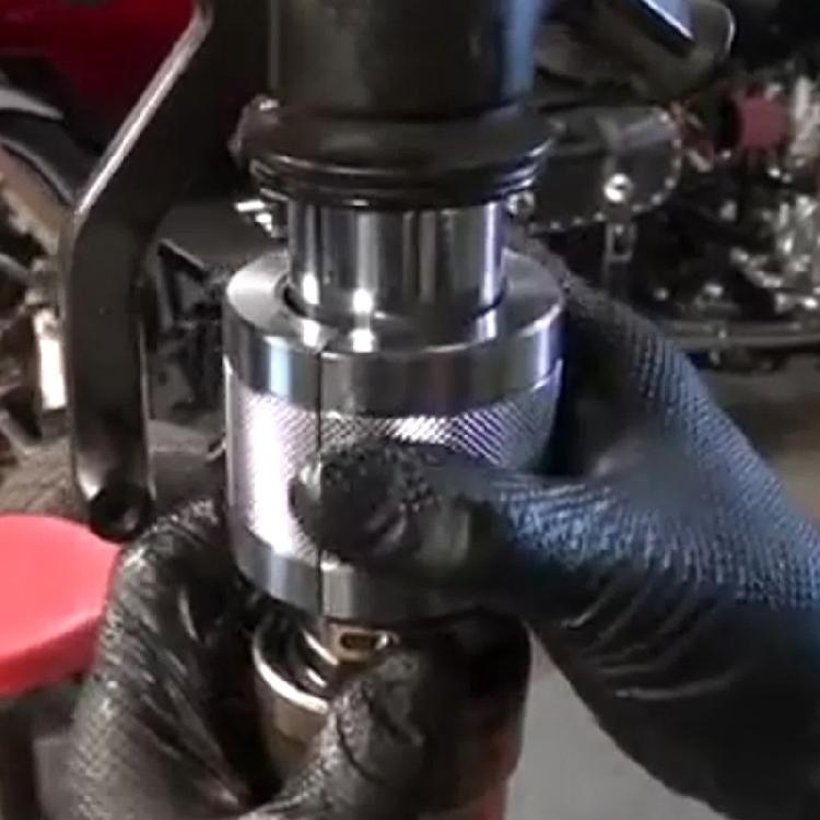 Motorcycle Fork Seal Driver Tool Set Motorcycle Accessories Adjustable Portable with Storage Box 35mm-50mm