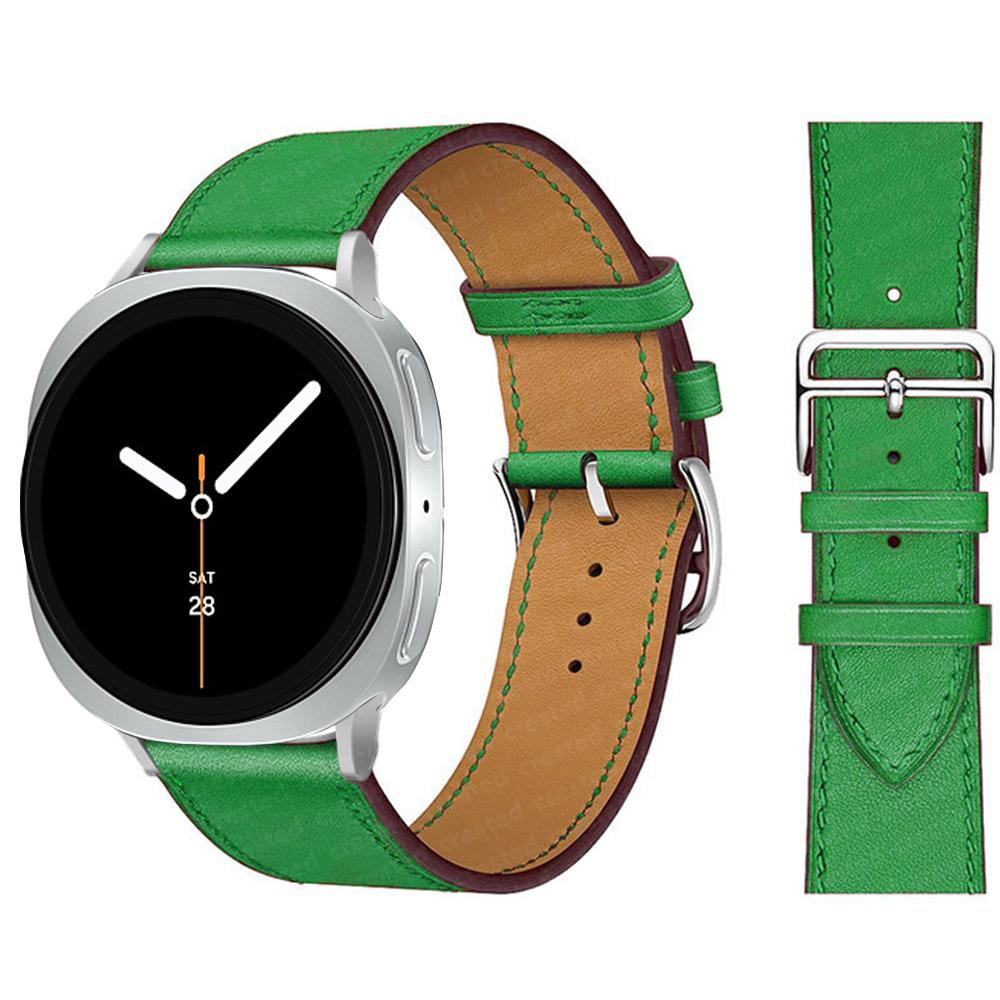 Exquisite leather band For Samsung Galaxy Watch 8 strap 40mm 44mm metal buckle Bracelet correa Galaxy Watch 8 classic 46mm bands