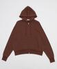WEGO Unisex Compact Fit Double Zip Zip Autumn Long Size Brown Hoodie, Sweatshirt, Hoodie, Outerwear, Clothes, Sleeve, Gift, Men's, L,
